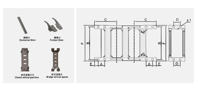 80系列强力型拖链接头安装方式